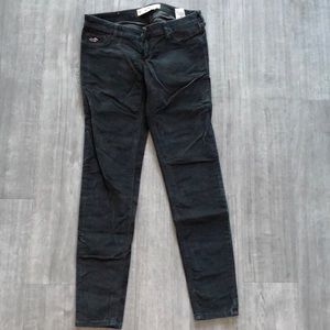 Pants velvet dark gray